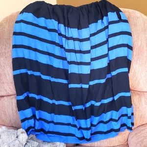 Gregge black and blue long skirt